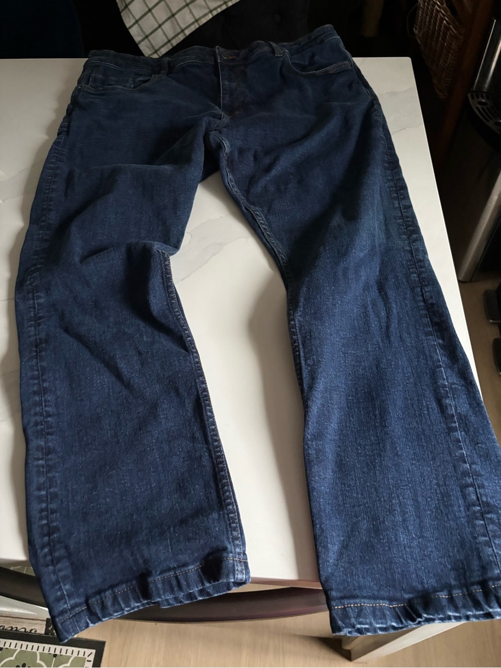 Men's Classic Straight judge and jury Jeans in Deep Blue